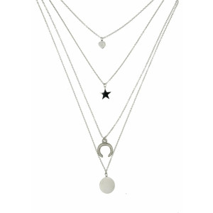 COLLANA AFRODITE IN ACCIAIO CON STELLA