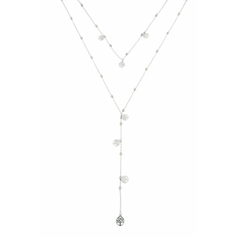 COLLANA AFRODITE IN ACCIAIO CON ALBERO DELLA VITA