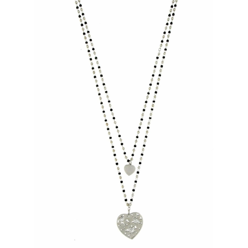 COLLANA AFRODITE IN ACCIAIO CON CUORE