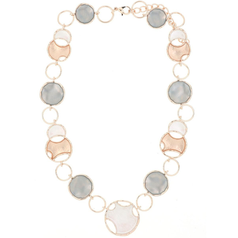 COLLANA "ARMONIA" CM 47+6 IN OTTONE