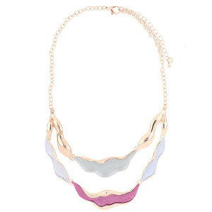 COLLANA ARMONIA CM 42+6 IN OTTONE