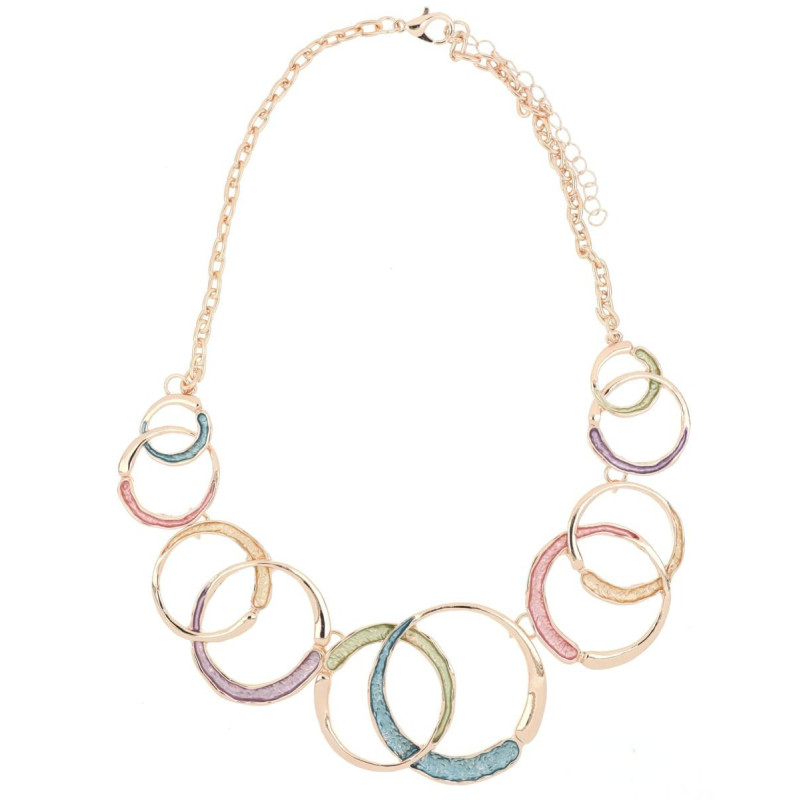 COLLANA "ARMONIA" CM 42+6 IN OTTONE