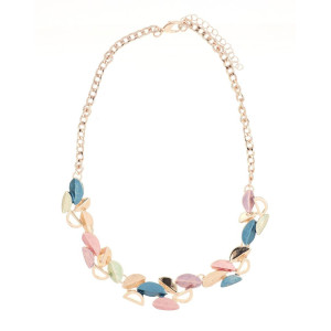 COLLANA CM 39+6 ARMONIA IN OTTONE MM 20