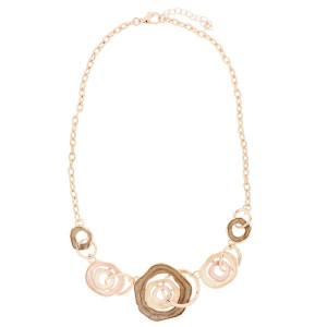 COLLANA CM 42+5 ARMONIA IN OTTONE