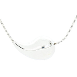 COLLANA CM 42+5 ASTERIA MM 27 IN ACCIAIO