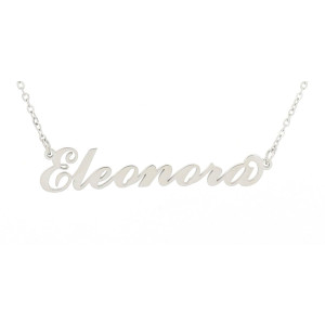 COLLANA "NOME" ELEONORA IN ACCIAIO