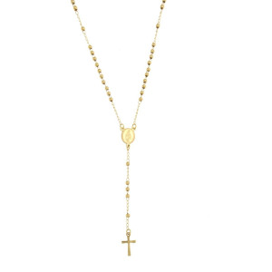 COLLANA ROSARIO IN ACCIAIO