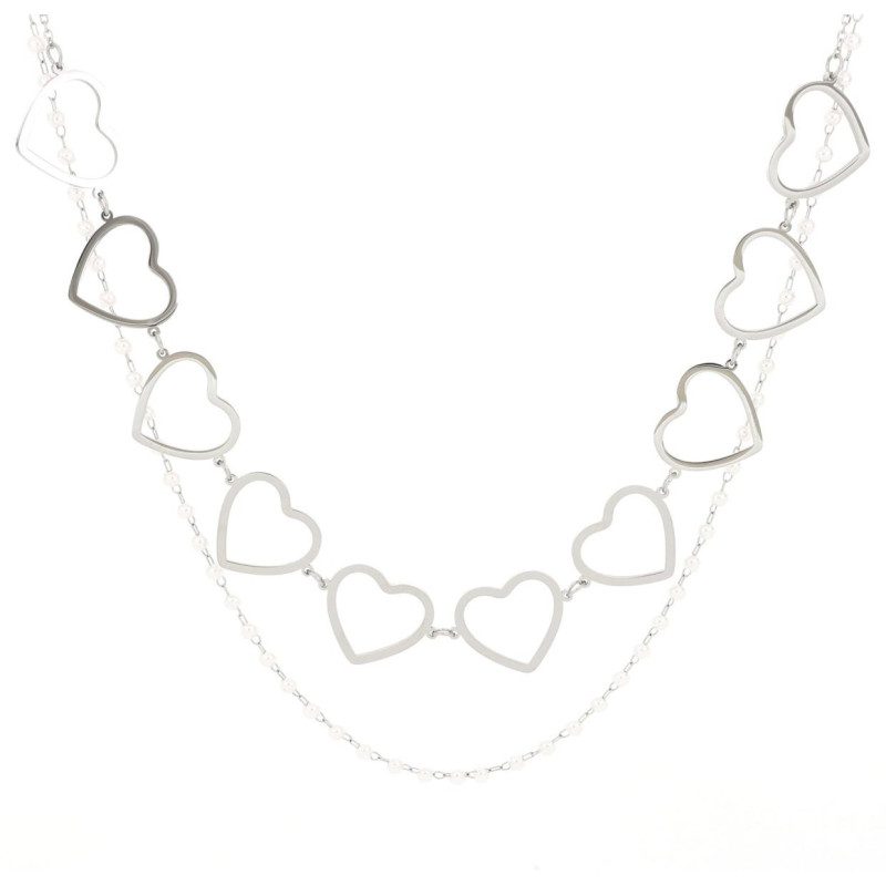 COLLANA TOKYO CM 39+4 IN ACCIAIO