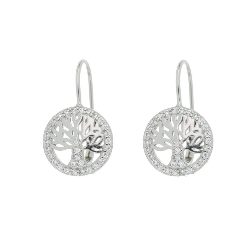 ORECCHINI MM 9 ALBERO DELLA VITA IN ARGENTO 925 MONACHELLA
