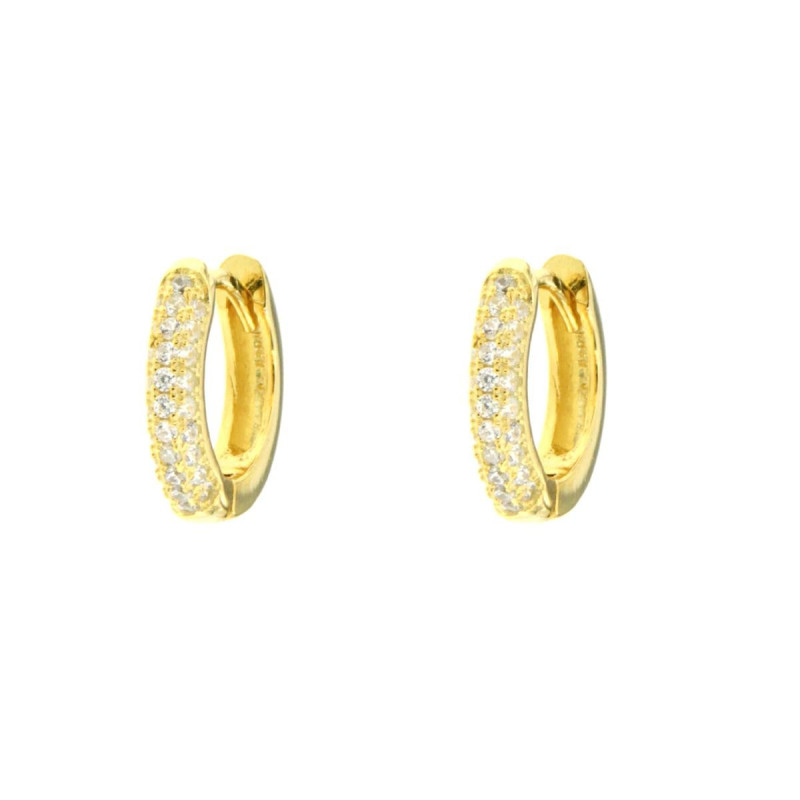 ORECCHINI BOCCOLE IN ARGENTO 925 DORATI