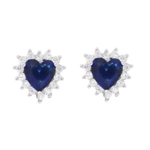 ORECCHINI DUBAI CUORE MM 10 IN ARGENTO 925