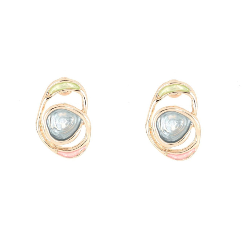 ORECCHINI ARMONIA IN OTTONE 22 MM