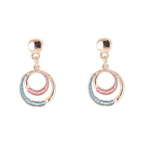 ORECCHINI ARMONIA IN OTTONE 16 MM