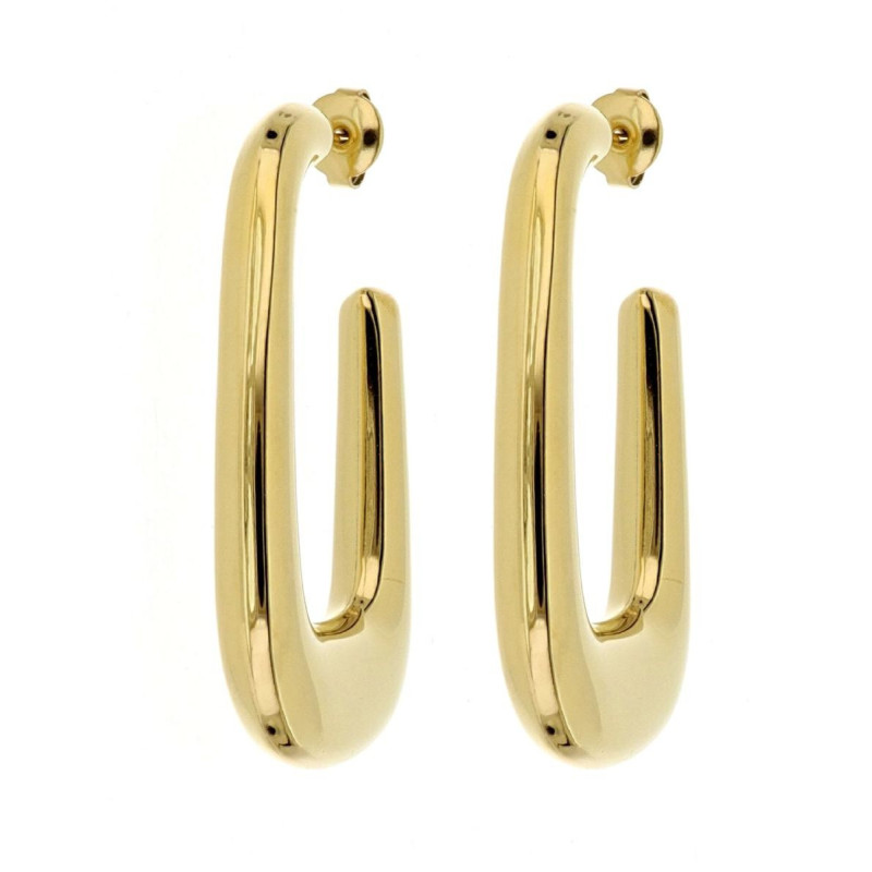 ORECCHINI MM 45 CERCHIO ACCIAIO