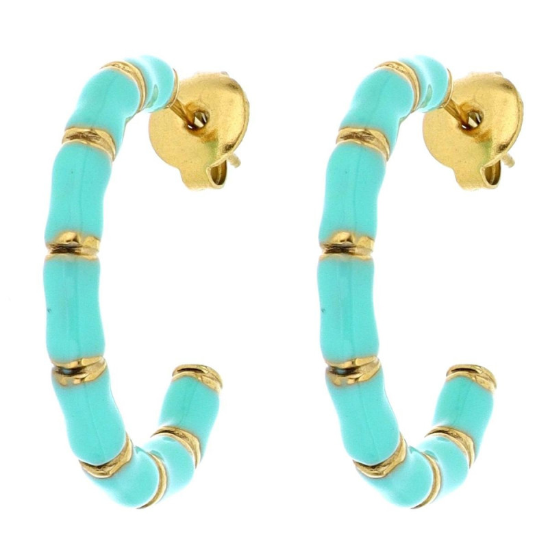 ORECCHINO CERCHIO TIFFANY 25MM IN ACCIAIO