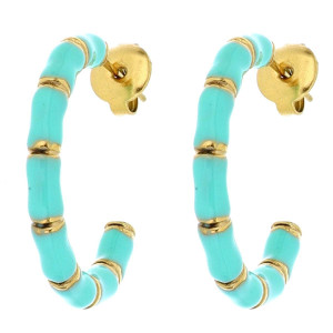 ORECCHINO CERCHIO TIFFANY 25MM IN ACCIAIO