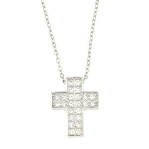 PENDENTE CROCE IN ARGENTO 925