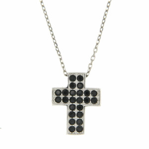 PENDENTE CROCE IN ARGENTO 925