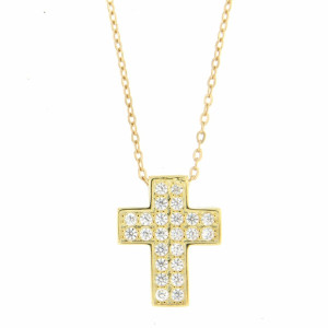 PENDENTE CROCE IN ARGENTO 925