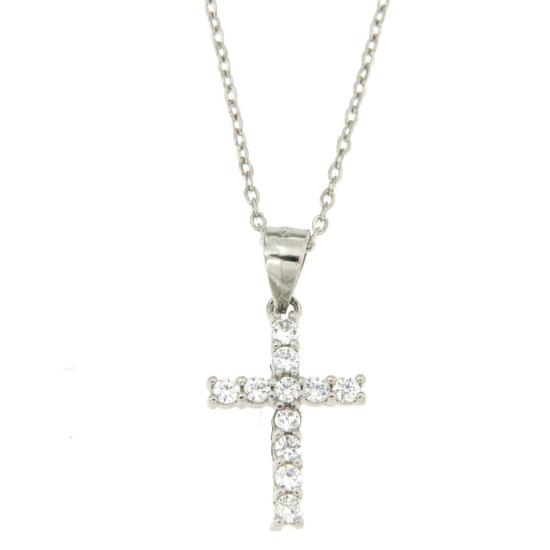 PENDENTE CROCE IN ARGENTO 925