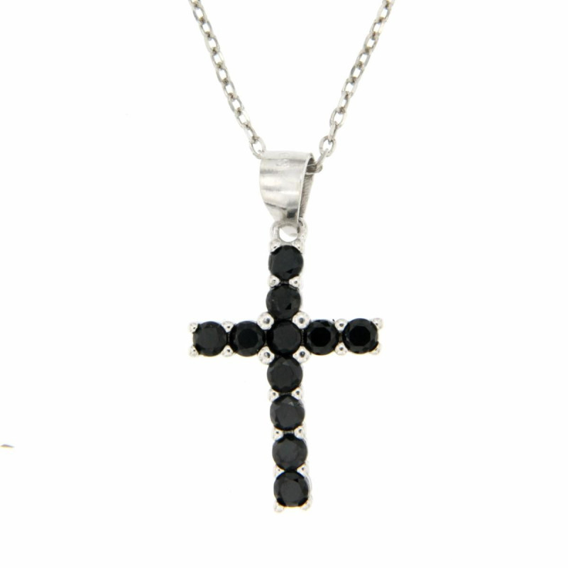 PENDENTE CROCE IN ARGENTO 925