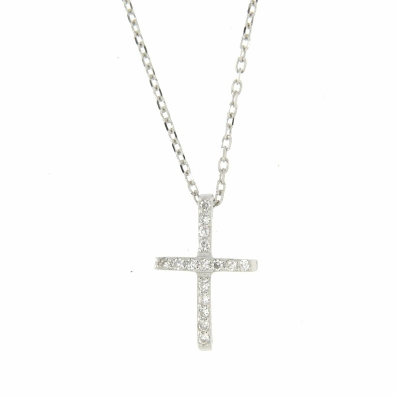 PENDENTE CROCE IN ARGENTO 925