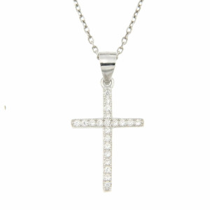 PENDENTE CROCE IN ARGENTO 925
