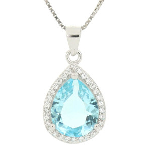 PENDENTE DUBAI IN ARGENTO 925 GOCCIA MM 13