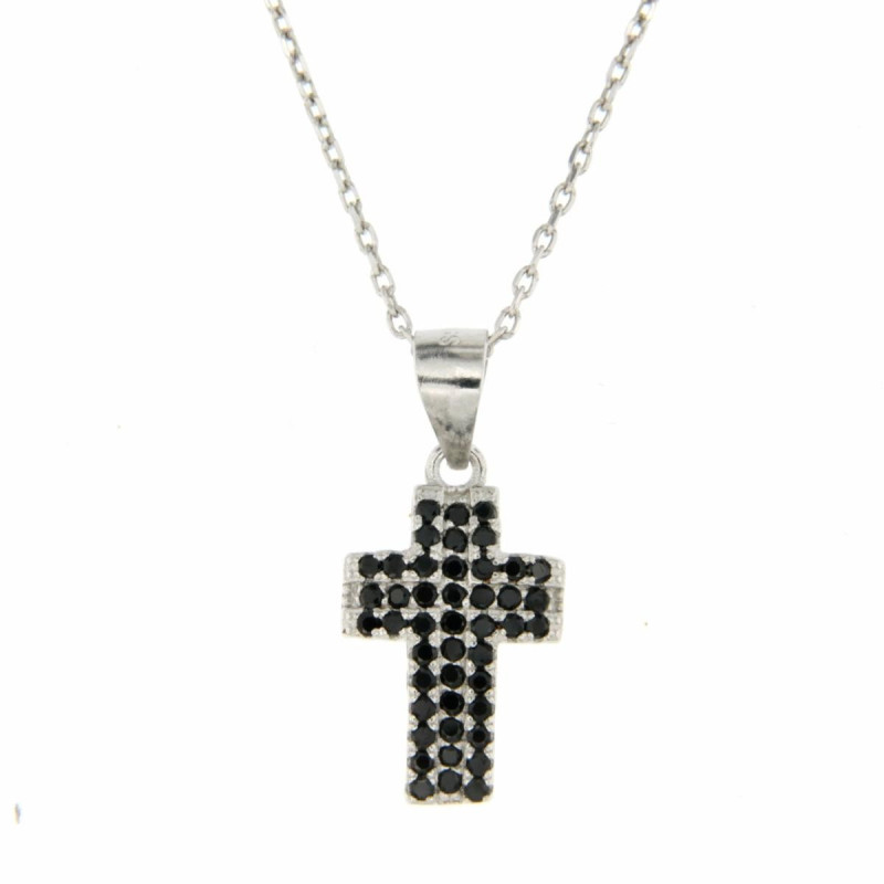 PENDENTE CROCE IN ARGENTO 925