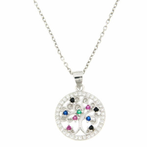 PENDENTE ALBERO DELLA VITA IN ARGENTO 925