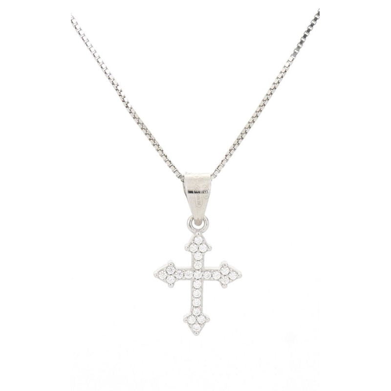PENDENTE MM 15 CROCE IN ARGENTO 925