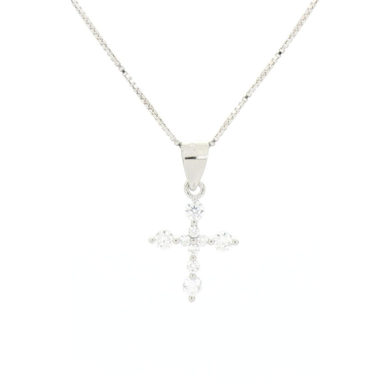 PENDENTE CROCE MM 16X6 IN ARGENTO 925