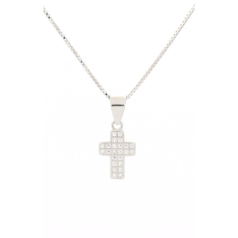 PENDENTE CROCE MM 12X7 IN ARGENTO 925