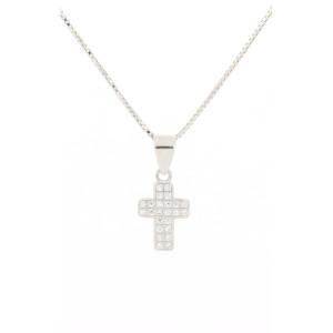 PENDENTE CROCE MM 12X7 IN ARGENTO 925