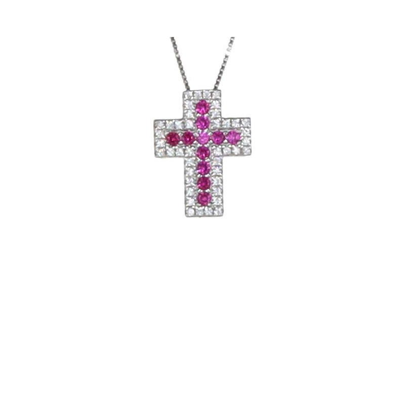 PENDENTE CROCE IN ARGENTO 925