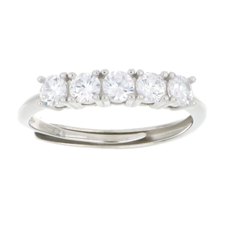 ANELLO PUNTI LUCE MM 3 IN ARGENTO 925