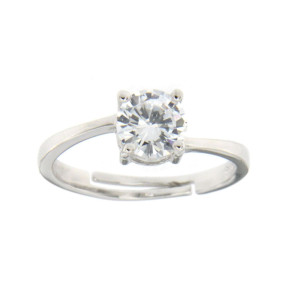 ANELLO PUNTI LUCE IN ARGENTO 925 6 MM
