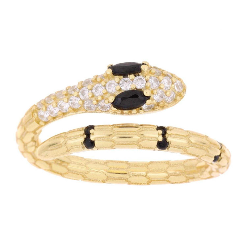 ANELLO MM 8 MISTI IN ARGENTO 925 SERPENTI