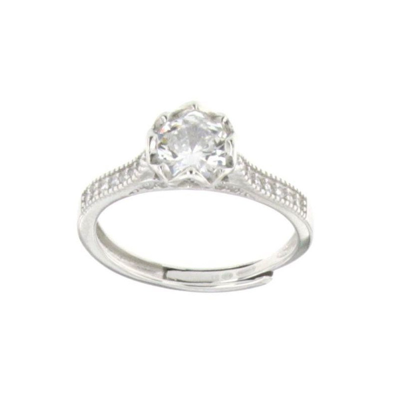 ANELLO PUNTI LUCE IN ARGENTO 925