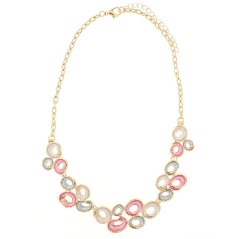 COLLANA CM 43+5 ARMONIA MM 27 IN OTTONE