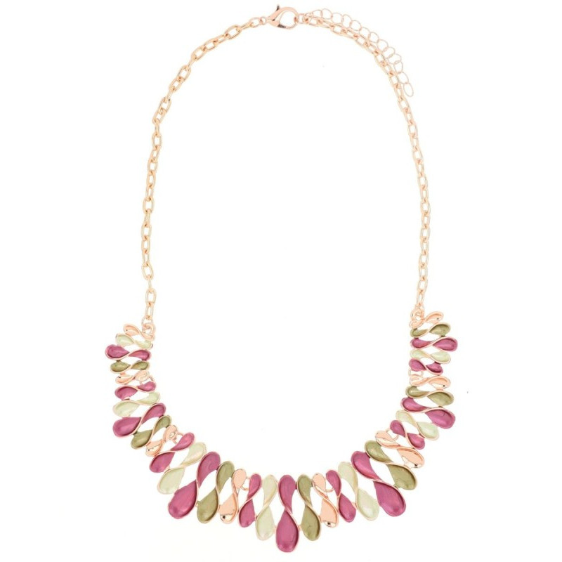 COLLANA CM 43+5 ARMONIA MM 27 IN OTTONE
