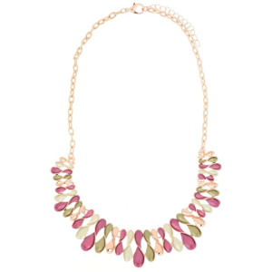 COLLANA CM 43+5 ARMONIA MM 27 IN OTTONE