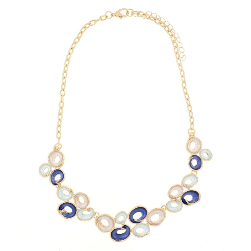 COLLANA CM 43+5 ARMONIA MM 27 IN OTTONE