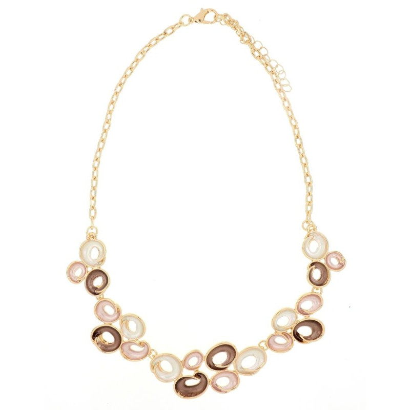 COLLANA CM 43+5 ARMONIA MM 27 IN OTTONE
