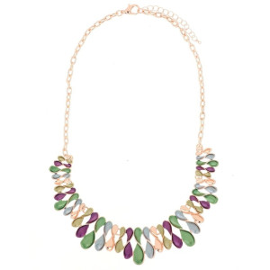 COLLANA CM 43+5 ARMONIA MM 27 IN OTTONE