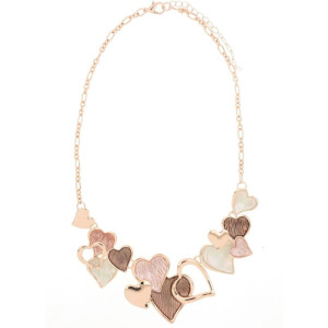 COLLANA CM 43+5 ARMONIA MM 27 IN OTTONE