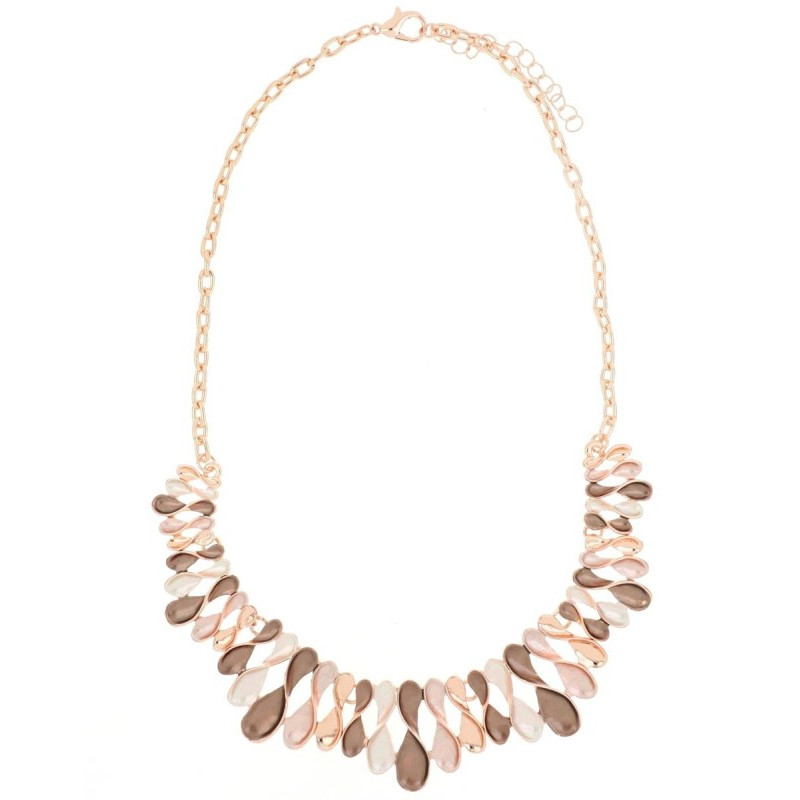 COLLANA CM 43+5 ARMONIA MM 27 IN OTTONE