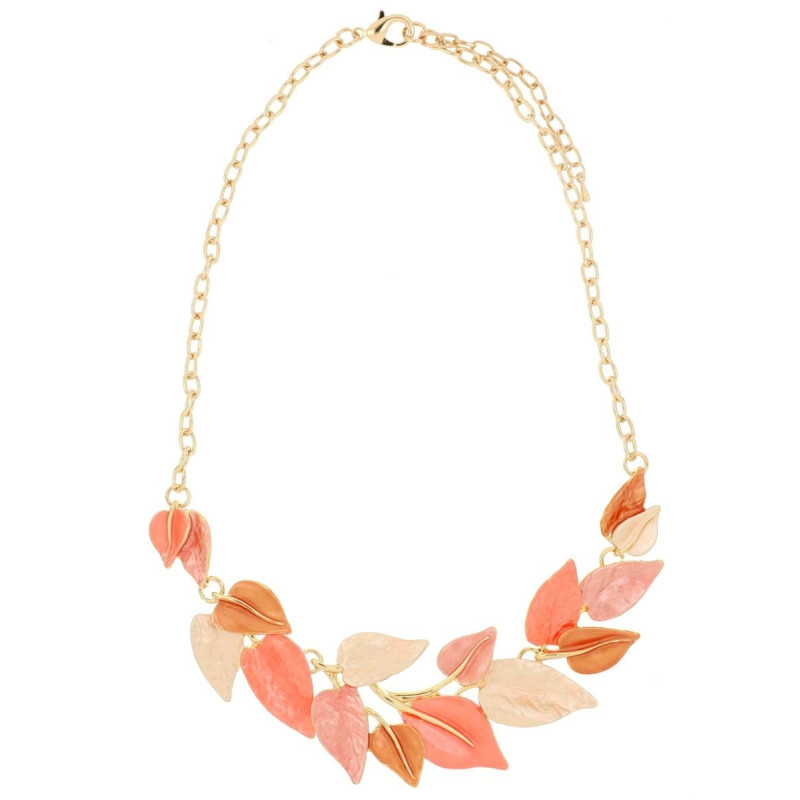 COLLANA CM 43+5 ARMONIA MM 27 IN OTTONE