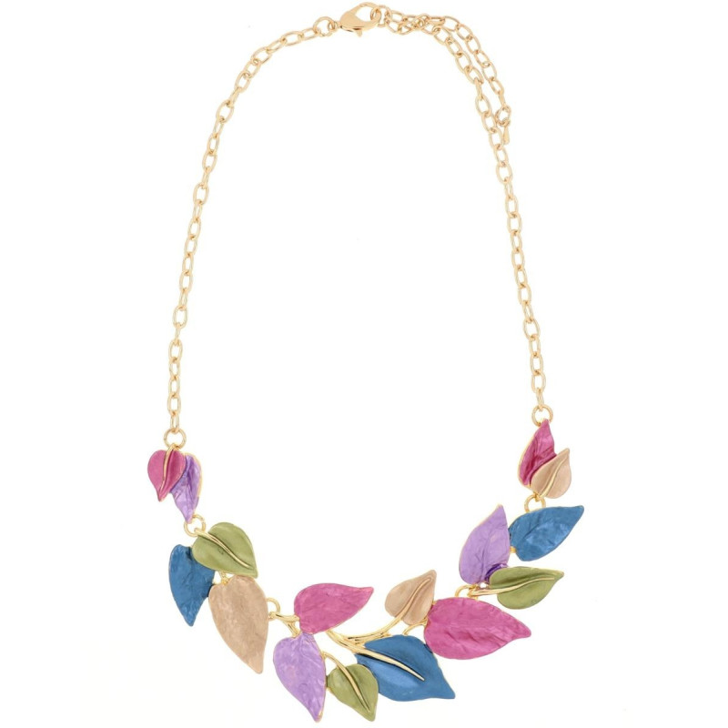 COLLANA CM 43+5 ARMONIA MM 27 IN OTTONE