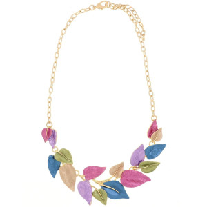 COLLANA CM 43+5 ARMONIA MM 27 IN OTTONE